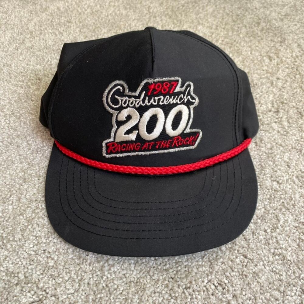Vintage Nascar Hat Snapback 1987 Goodwrench 200 Embroidered 80s Southern Retro